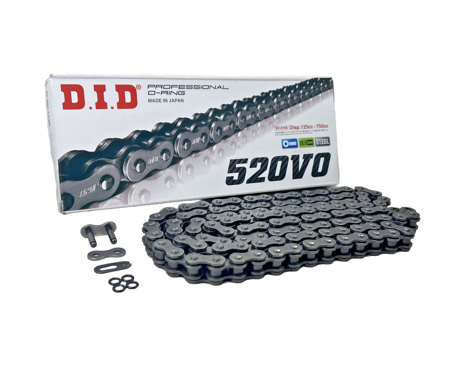DID 520 VO Series Xring Sealed Natural Drive Chain