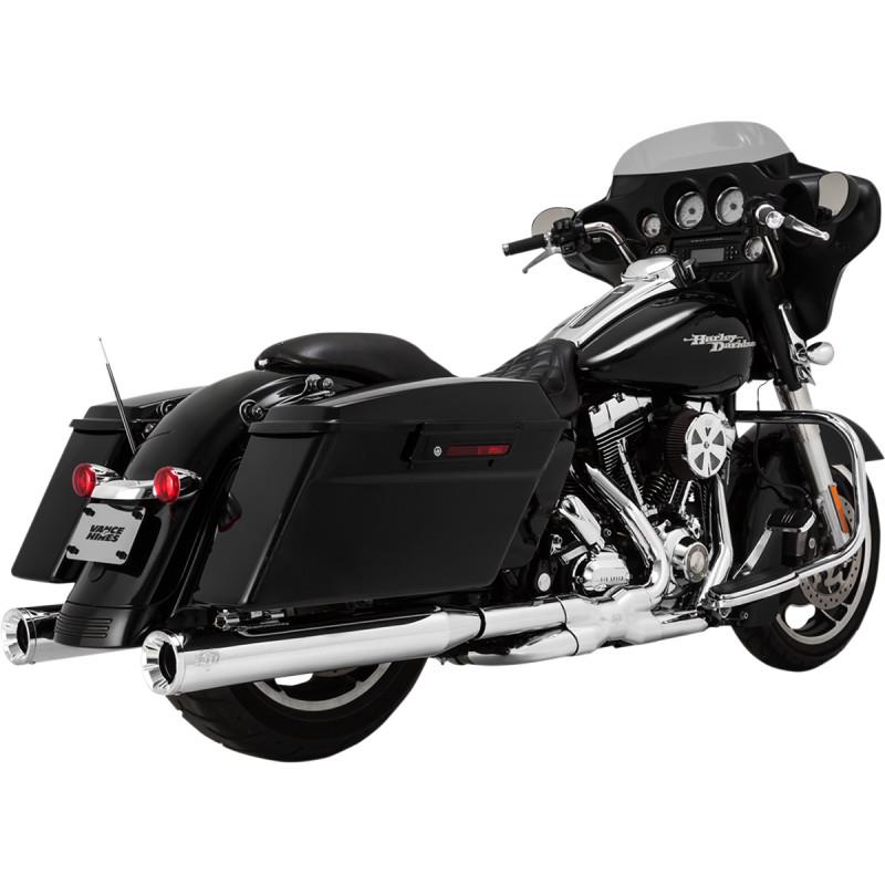 Vance & Hines Eliminator 400 Slip-On Mufflers - Chrome 16703