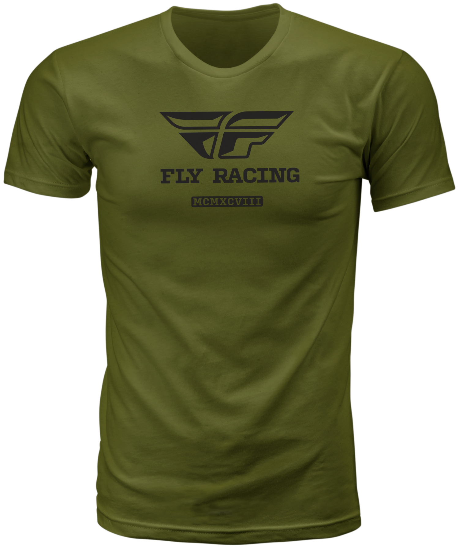 Fly Racing Evolution Tee Olive Small 352-0135S