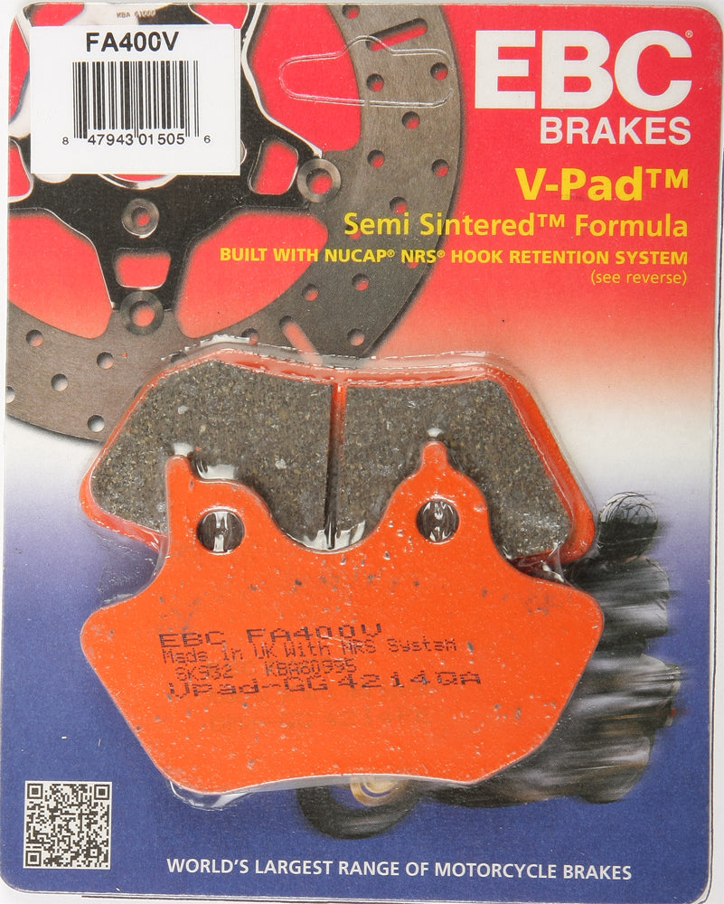 Ebc Semi-Sintered Brake Pads  Fa400V