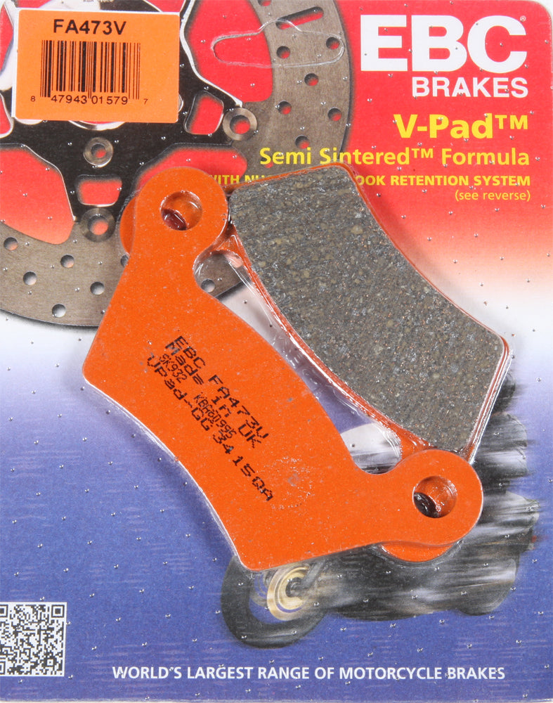 Ebc Semi-Sintered Brake Pads  Fa473V