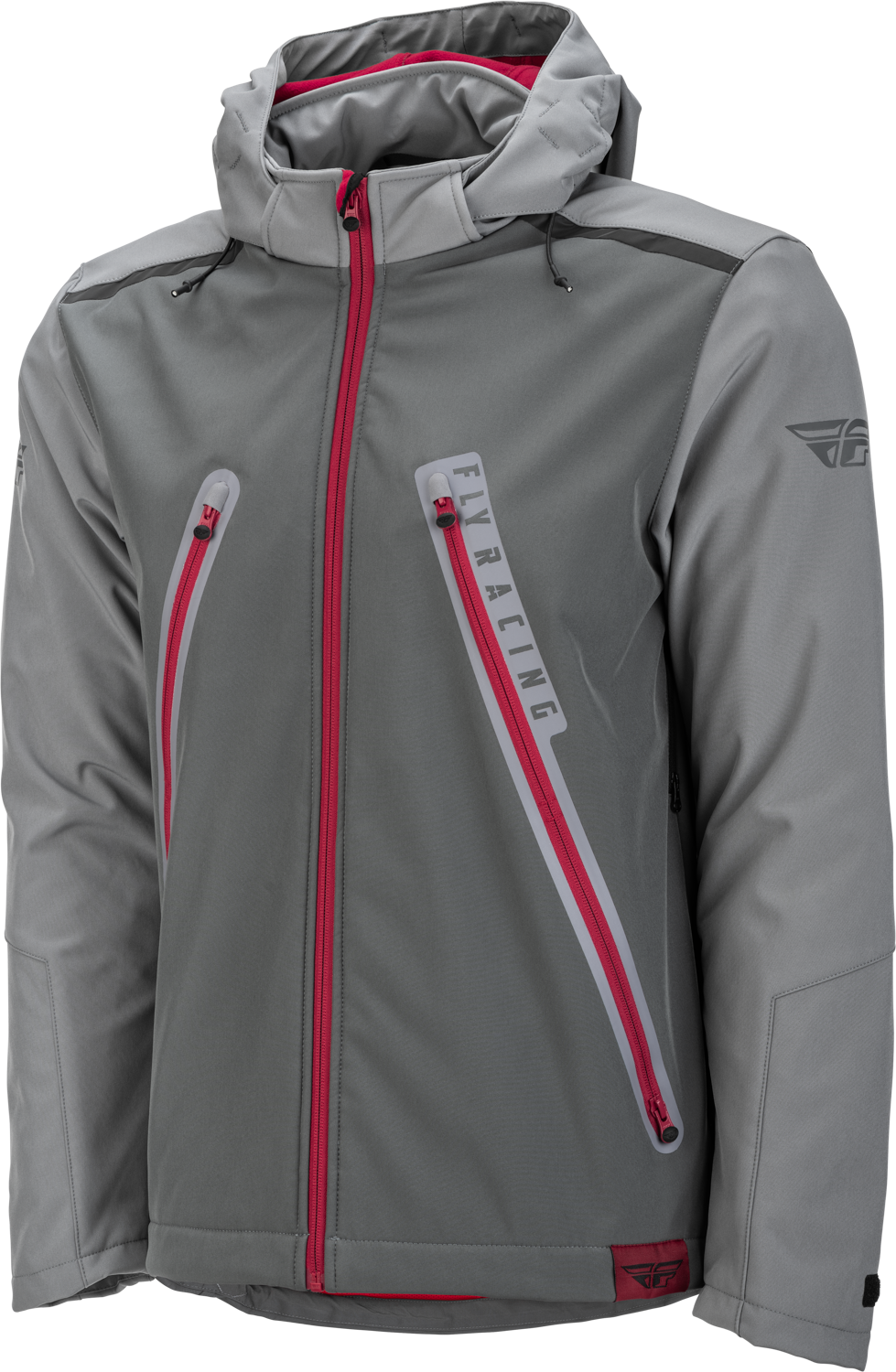 Fly Racing Carbyne Jacket Grey/Red X-Large 477-4091X