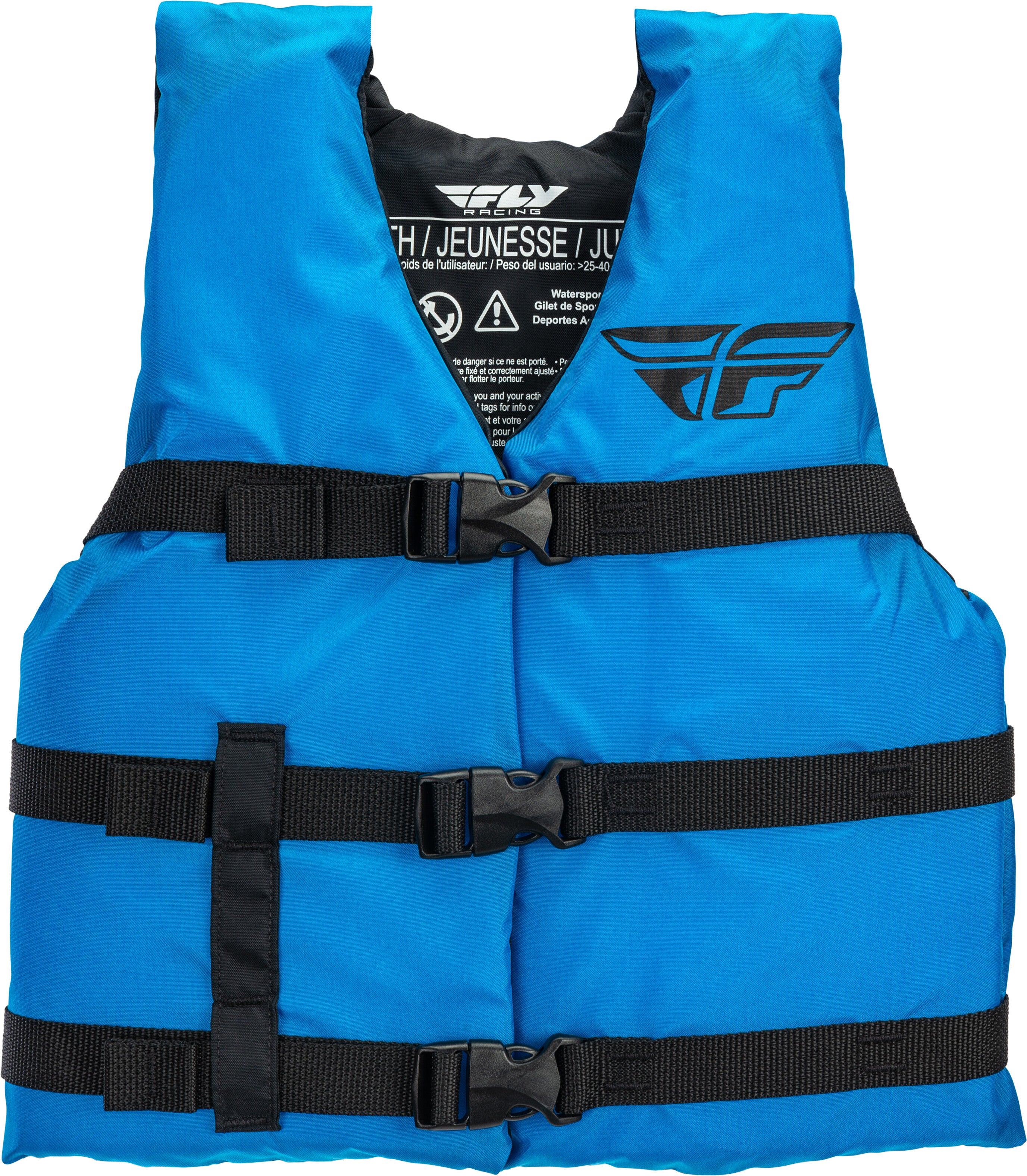 Fly Racing Youth Nylon Flotation Vest Blue  112224-500-002-20