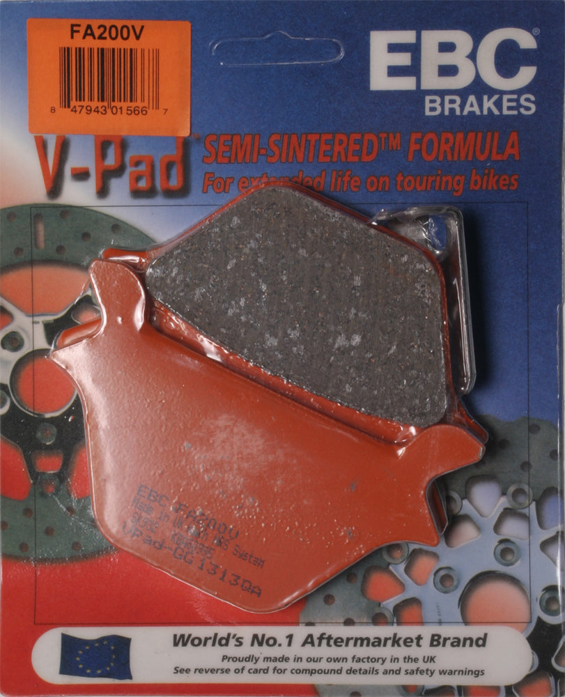 Ebc Semi-Sintered Brake Pads  Fa200V