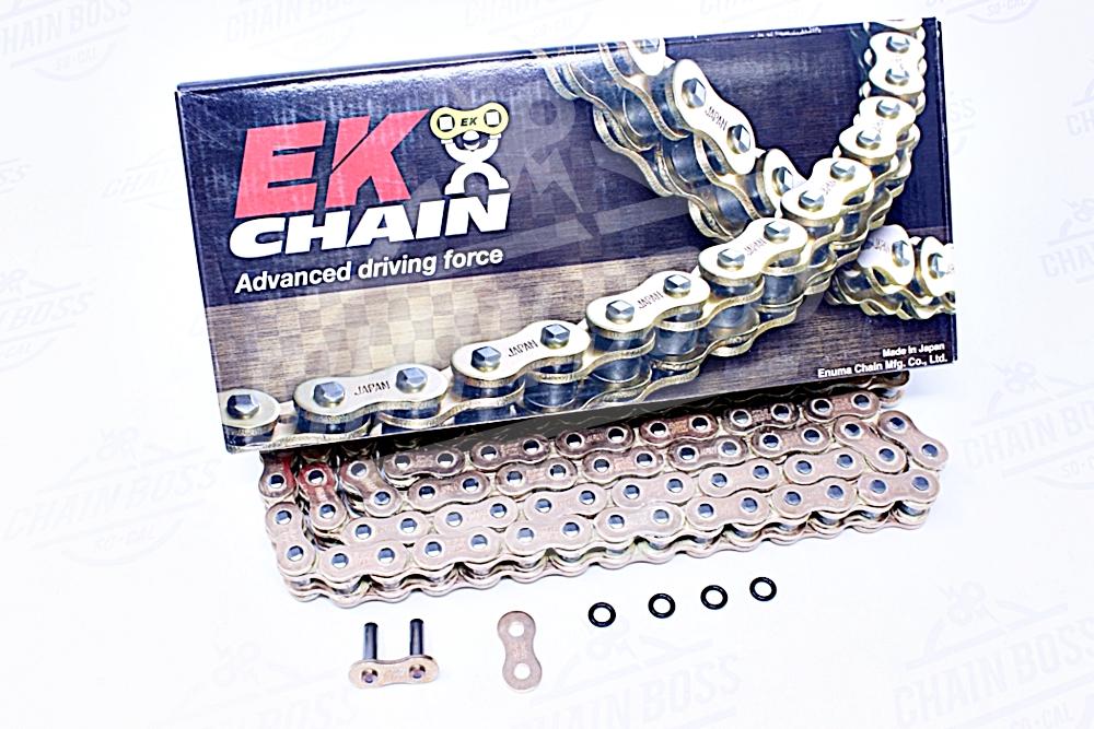 EK Chains 525 x 110 Links SROZ2 Series Oring Sealed Gold Drive Chain