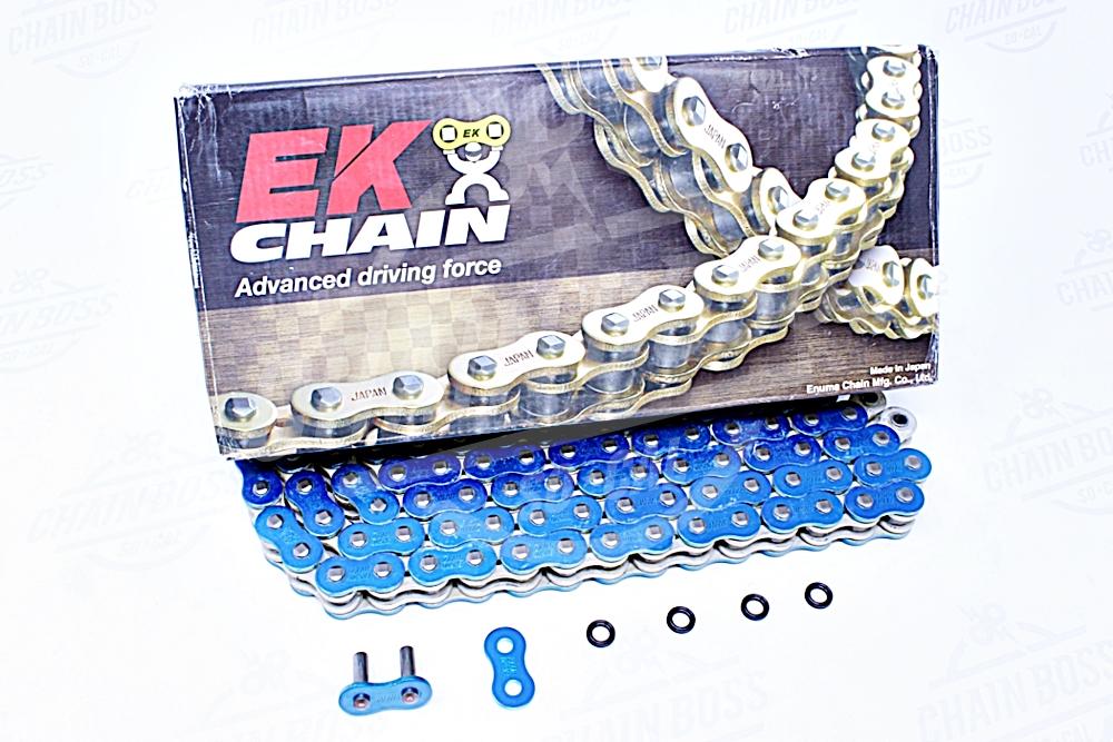 EK Chains 520 x 120 Links MVXZ2 Series Xring Sealed Blue Drive Chain