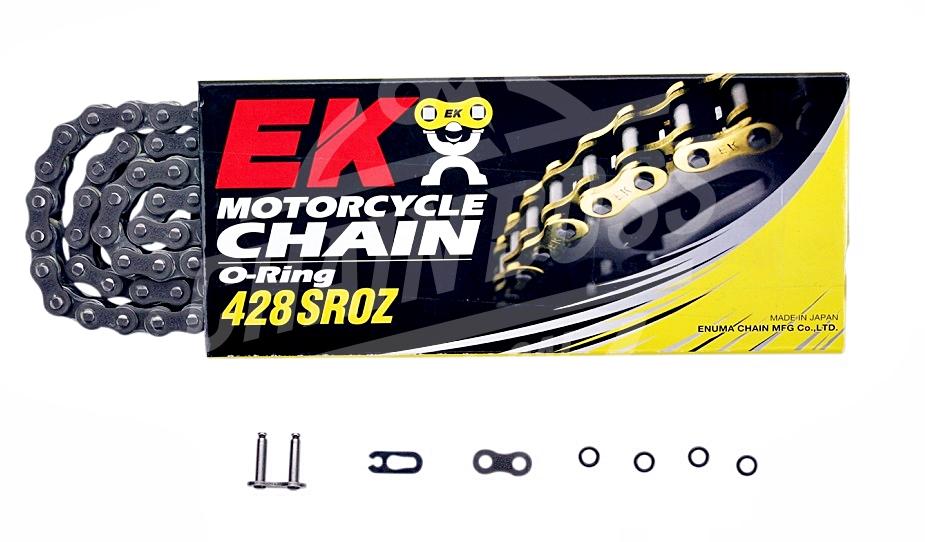 EK Chains 428 x 120 Links SROZ Series Oring Sealed Natural Drive Chain