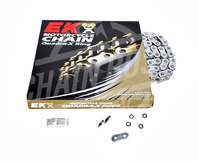 EK Chains 530 x 130 Links ZVX3 Extreme Series Xring Sealed Chrome Drive Chain