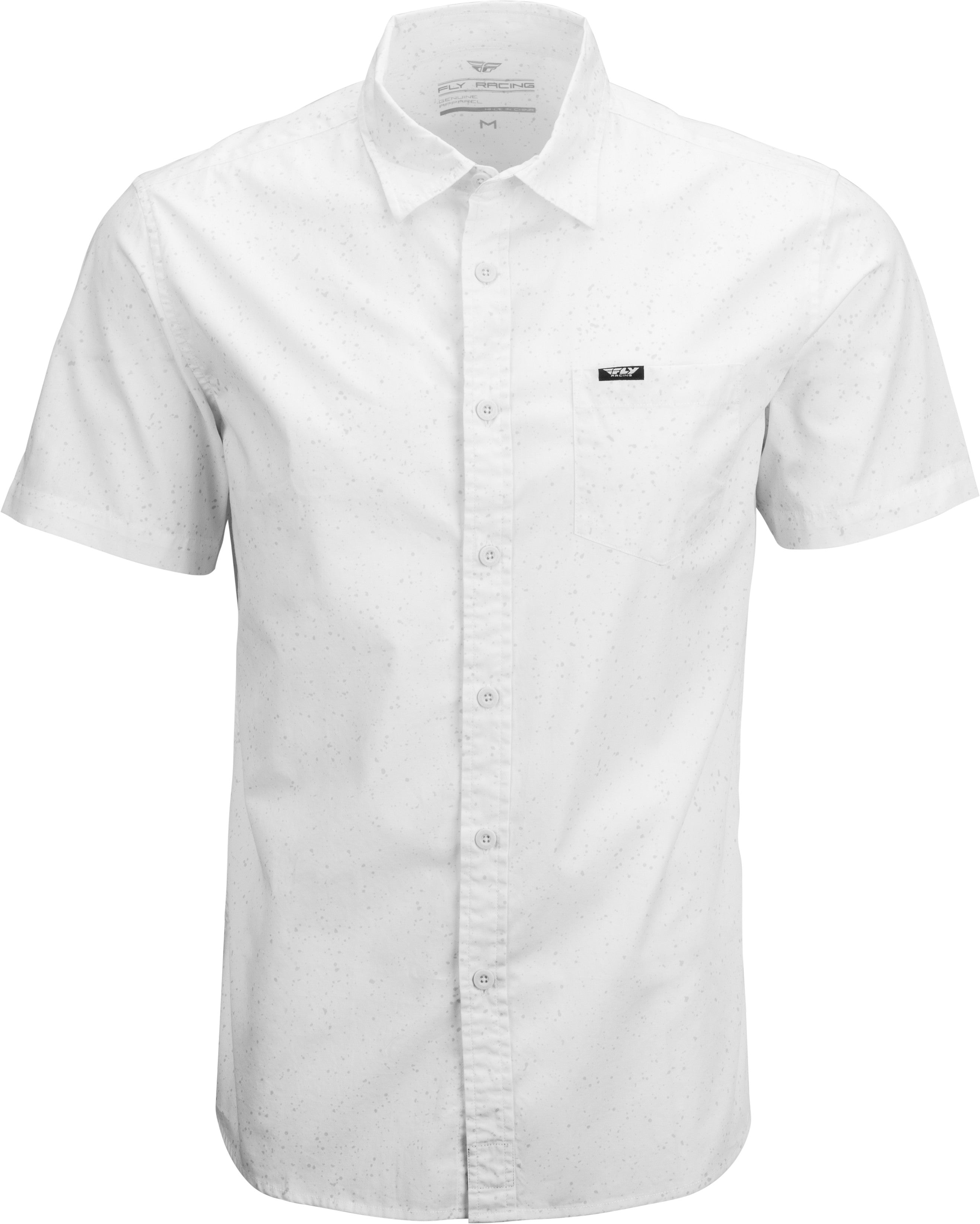 Fly Racing Button Up Shirt White 2X-Large 352-62052X