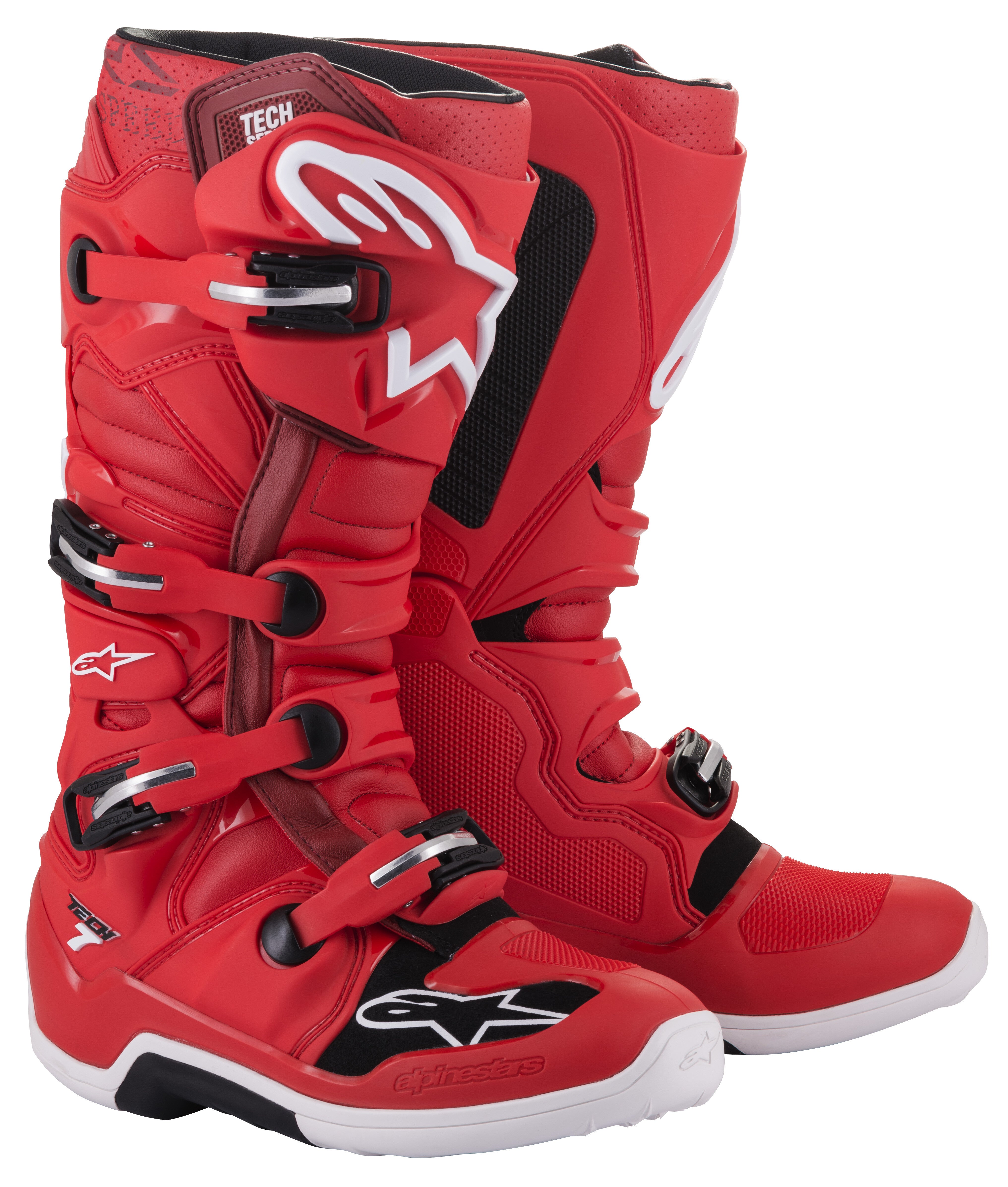 Alpinestars Tech 7 Mx Boots Red Us 15 2012014-30-15