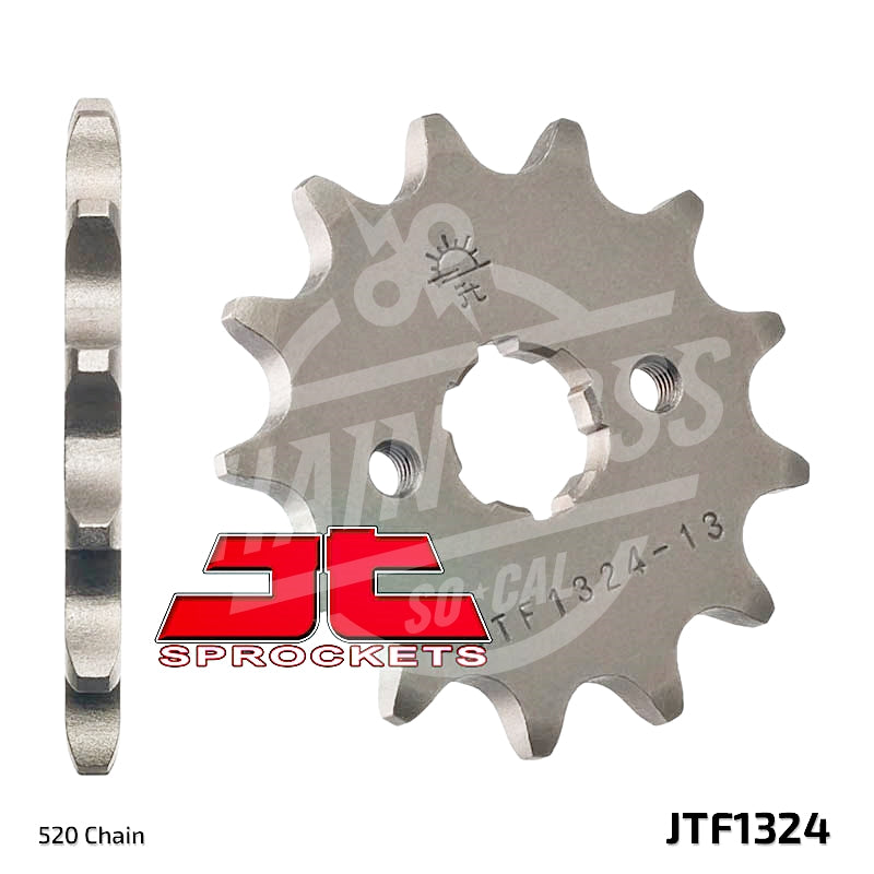JT Sprockets 520 Front Sprocket Steel 14 Teeth Natural JTF1324.14 - chainboss