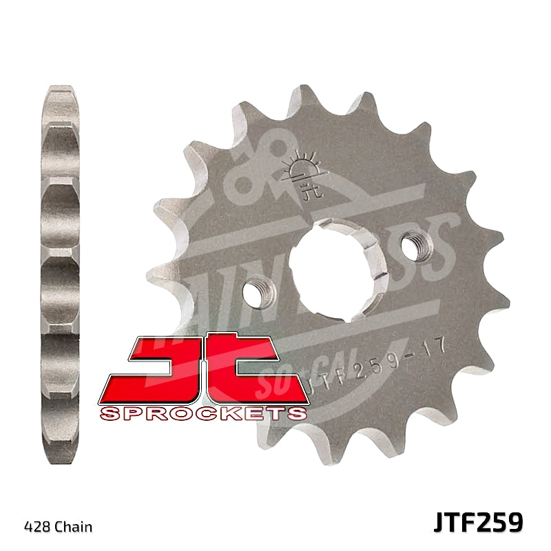 JT Sprockets 428 Front Sprocket Steel 12 Teeth Natural JTF259.12 - chainboss