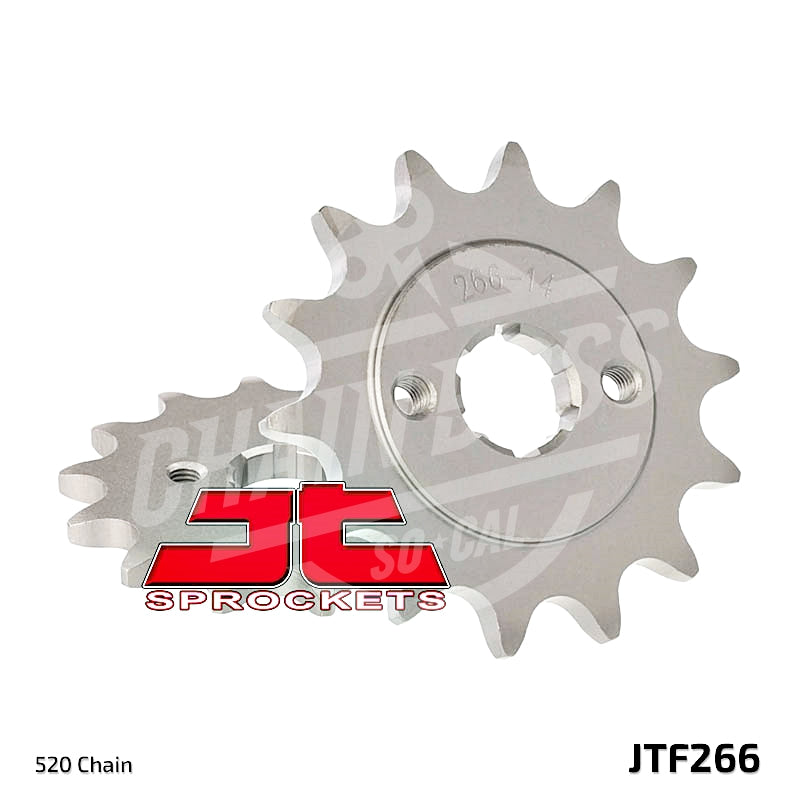JT Sprockets 520 Front Sprocket Steel 13 Teeth Natural JTF266.13 - chainboss