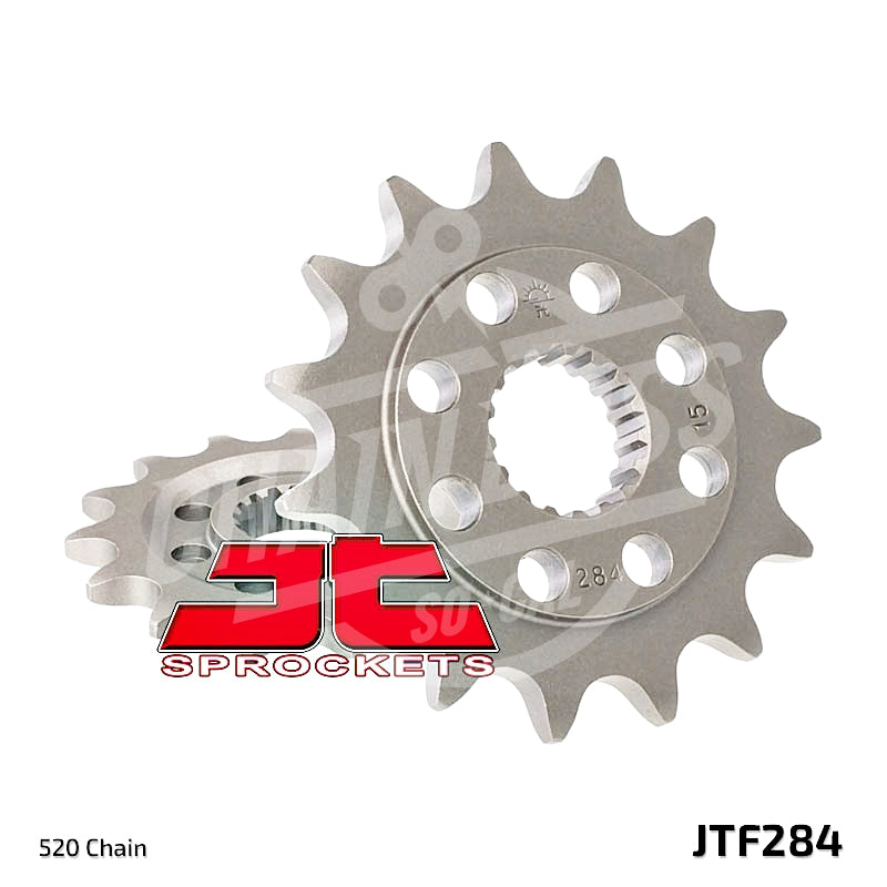JT Sprockets 520 Front Sprocket Steel 15 Teeth Natural JTF284.15 - chainboss