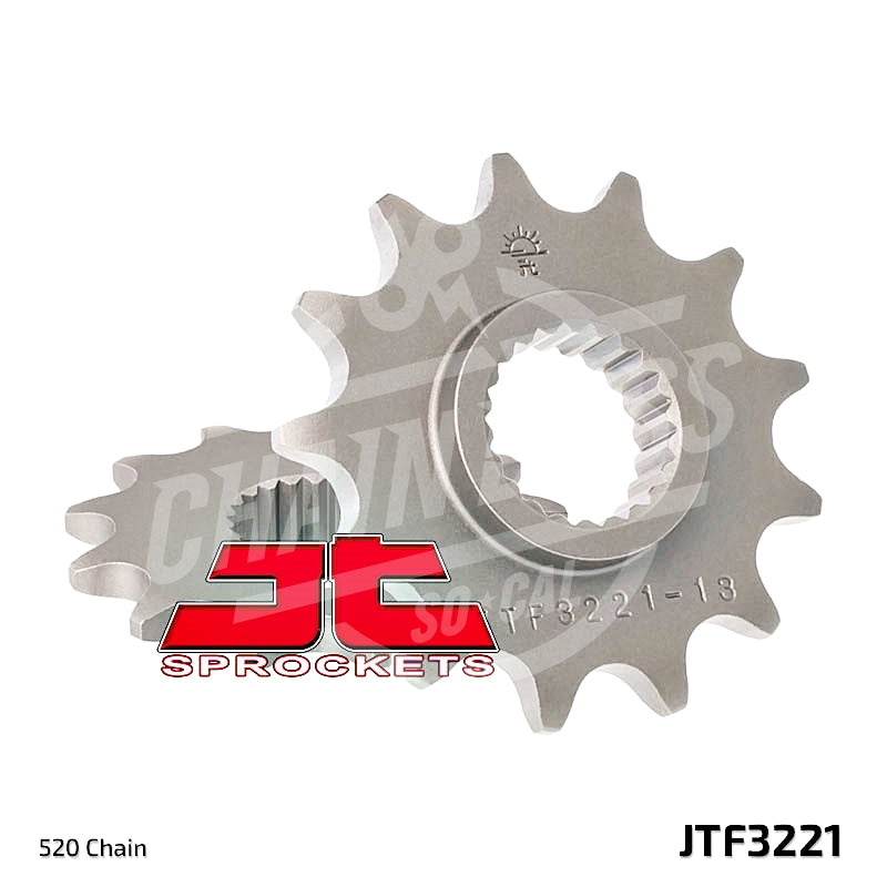 JT Sprockets 520 Front Sprocket Steel 12 Teeth Natural JTF3221.12 - chainboss