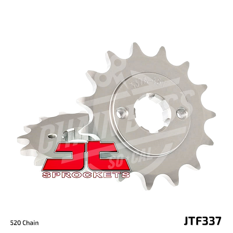 JT Sprockets 520 Front Sprocket Steel 15 Teeth Natural JTF337.15 - chainboss