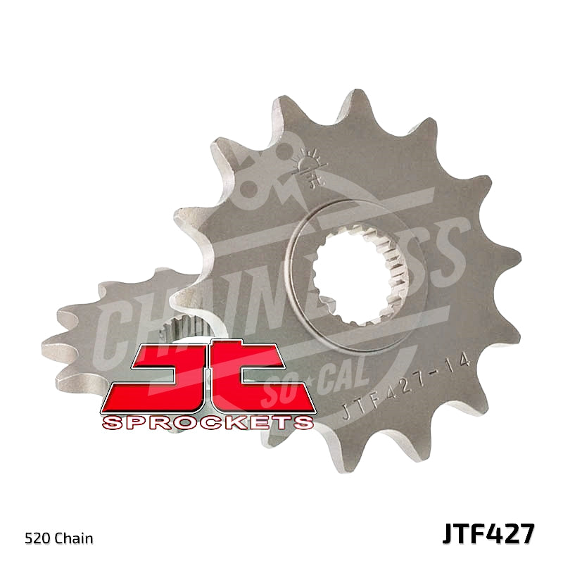 JT Sprockets 520 Front Sprocket Steel 11 Teeth Natural JTF427.11 - chainboss
