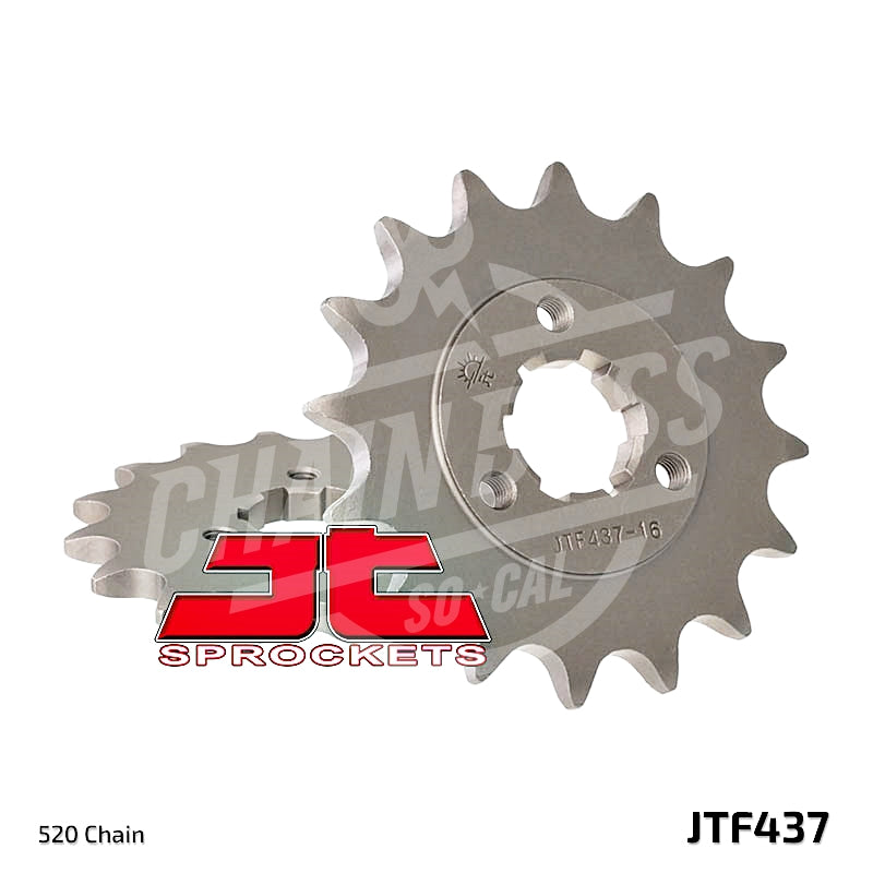 JT Sprockets 520 Front Sprocket Steel 15 Teeth Natural JTF437.15 - chainboss