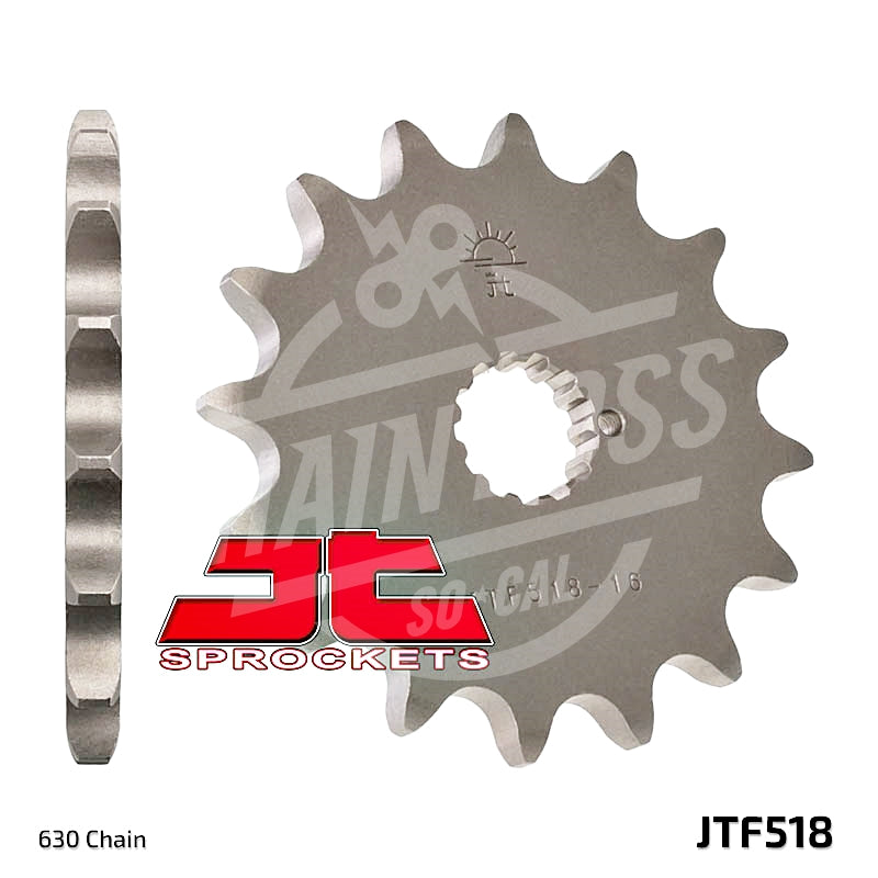 JT Sprockets 630 Front Sprocket Steel 14 Teeth Natural JTF518.14 - chainboss