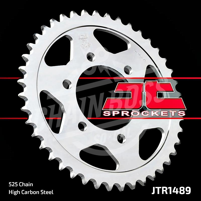 JT Sprockets 525 Rear Sprocket Steel 39 Teeth Silver JTR1489.39