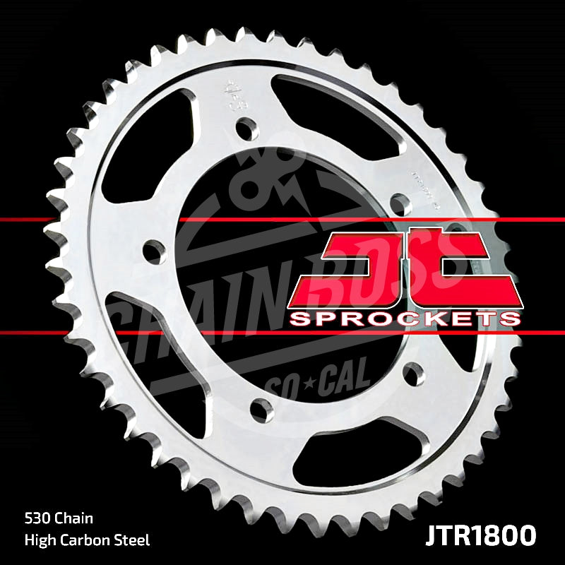 JT Sprockets 530 Rear Sprocket Steel 42 Teeth Silver JTR1800.42 - chainboss