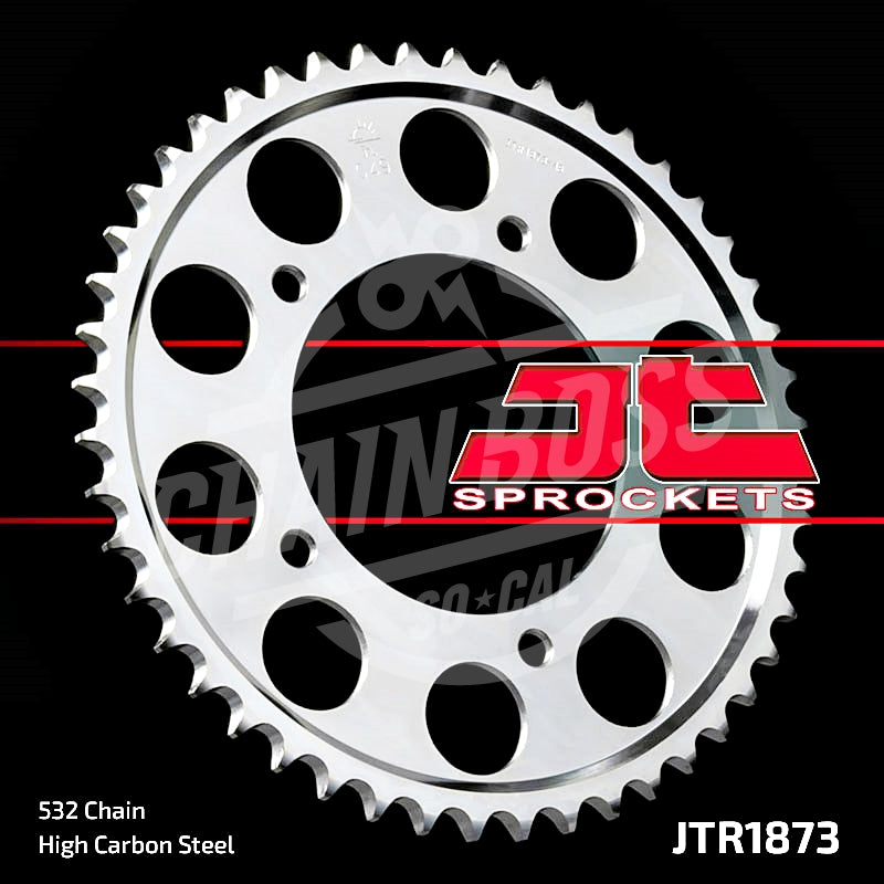 JT Sprockets 532 Rear Sprocket Steel 48 Teeth Silver JTR1873.48 - chainboss
