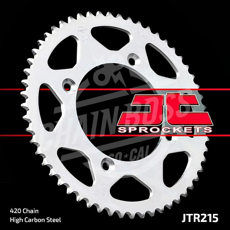 JT Sprockets 420 Rear Sprocket Steel 51 Teeth Silver JTR215.51