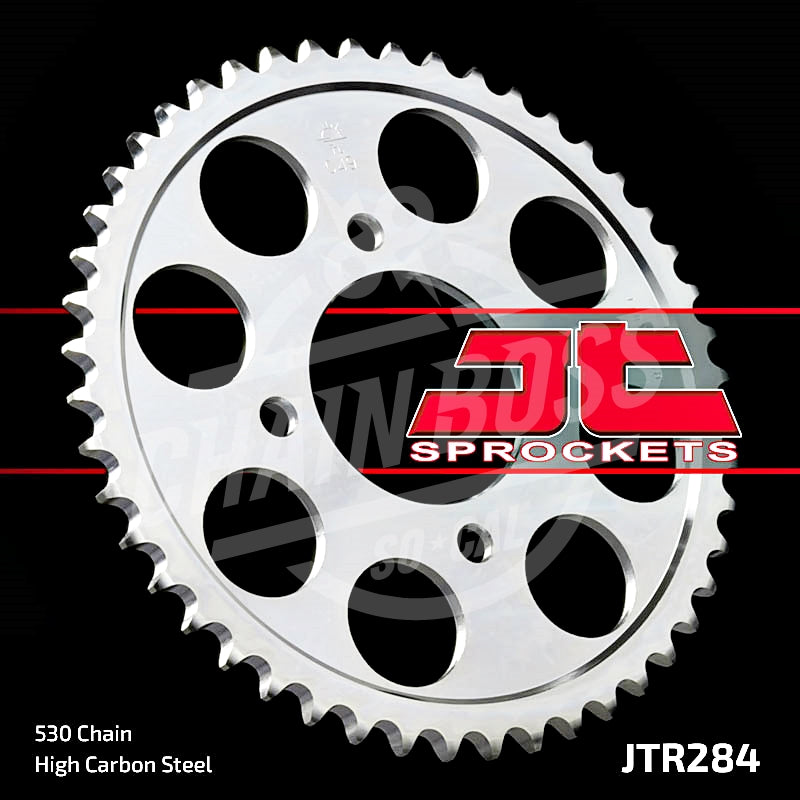 JT Sprockets 530 Rear Sprocket Steel 45 Teeth Silver JTR284.45 - chainboss