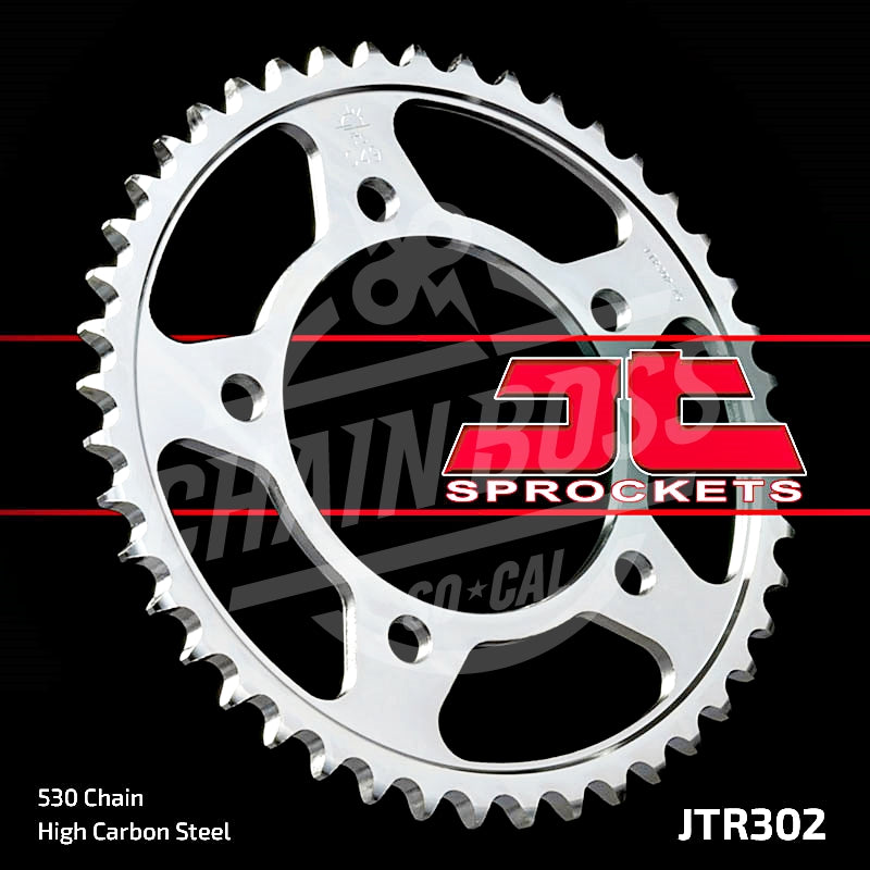 JT Sprockets 530 Rear Sprocket Steel 41 Teeth Silver JTR302.41 - chainboss
