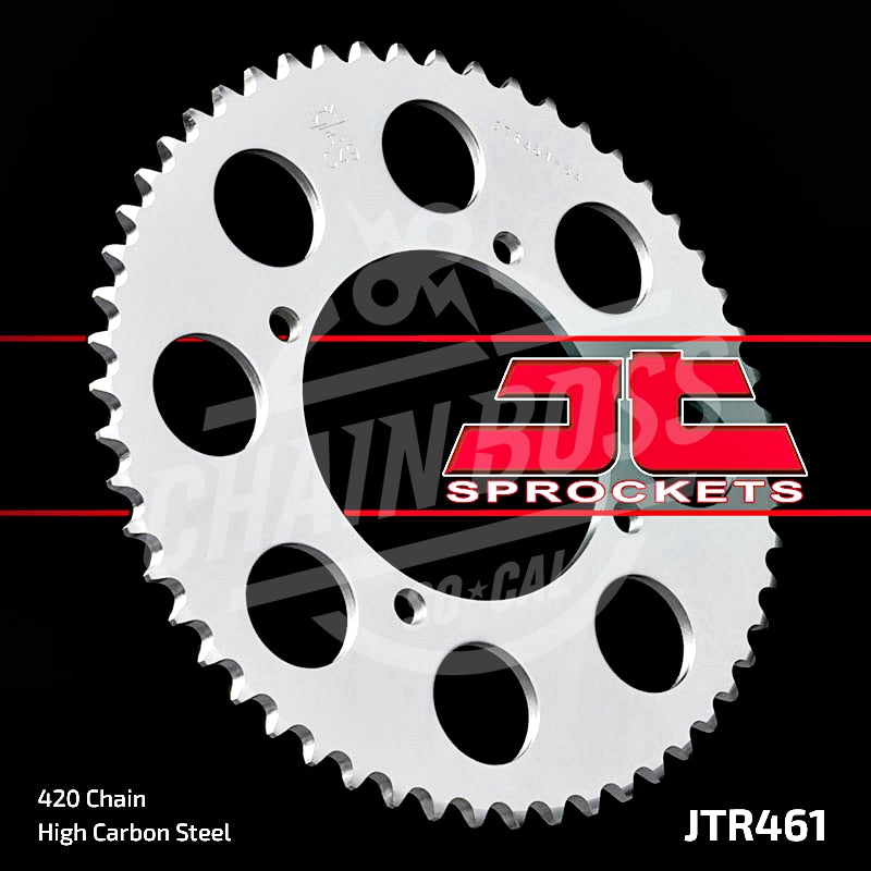 JT Sprockets 420 Rear Sprocket Steel 47 Teeth Silver JTR461.47 - chainboss