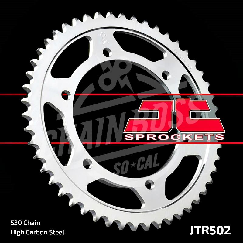 JT Sprockets 530 Rear Sprocket Steel 47 Teeth Silver JTR502.47