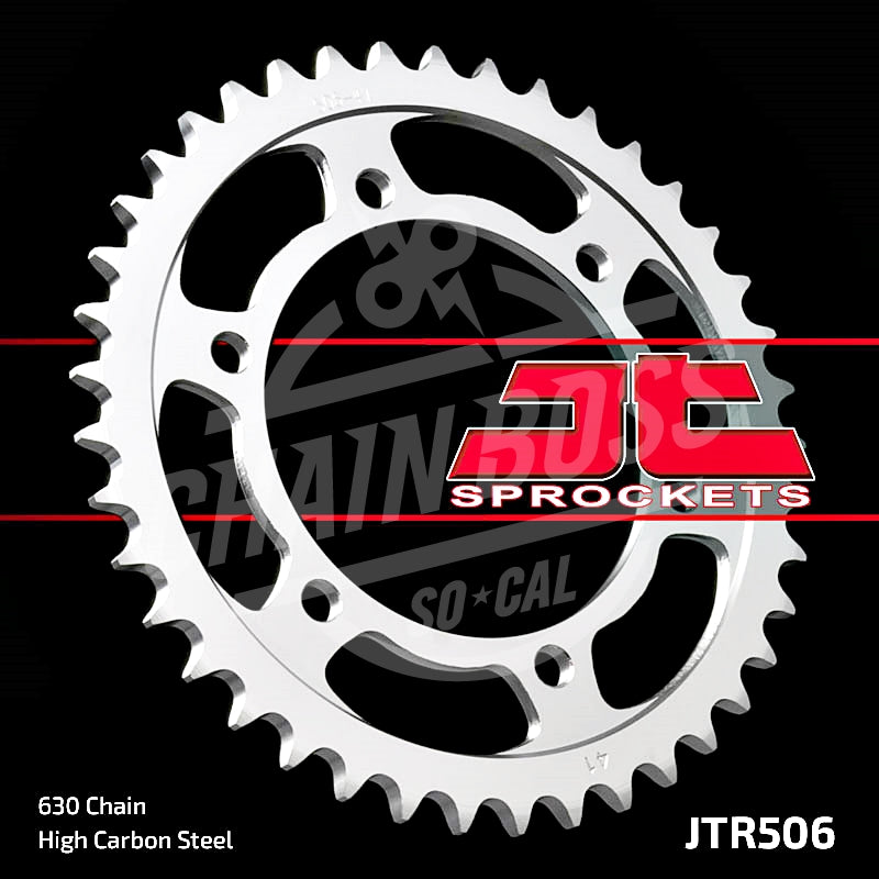 JT Sprockets 630 Rear Sprocket Steel 41 Teeth Silver JTR506.41 - chainboss