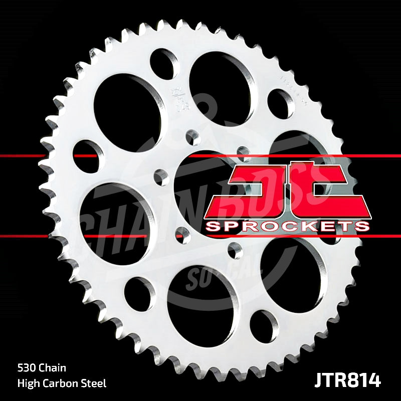 JT Sprockets 530 Rear Sprocket Steel 45 Teeth Silver JTR814.45 - chainboss