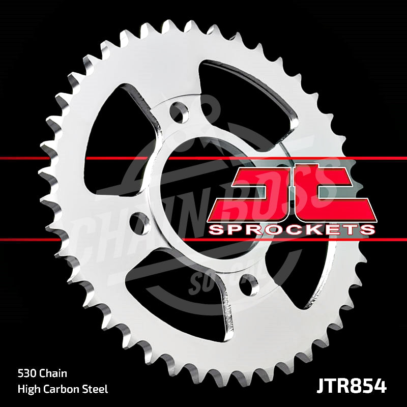 JT Sprockets 530 Rear Sprocket Steel 37 Teeth Silver JTR854.37 - chainboss