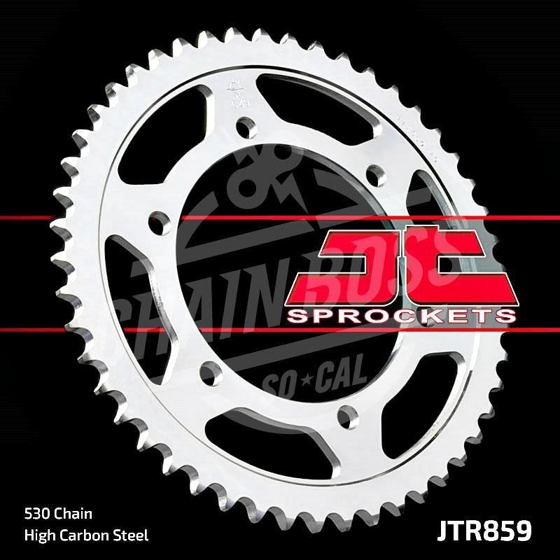 JT Sprockets 530 Rear Sprocket Steel 46 Teeth Silver JTR859.46 - chainboss