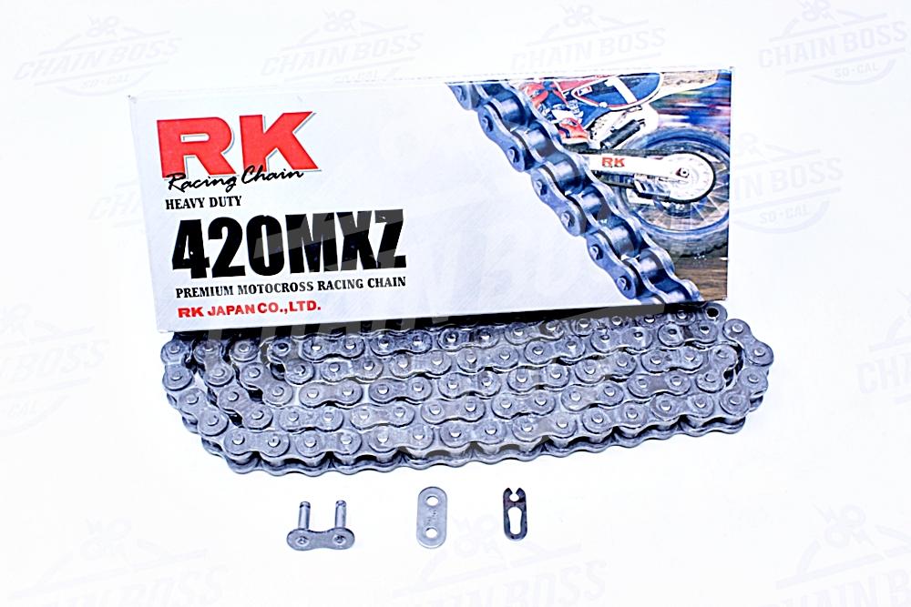 RK Chains 420 x 72 Links MXZ Series  Non Oring Natural Drive Chain