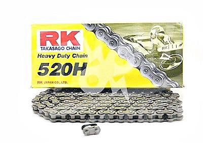RK Chains 520 x 120 Links HD Standard Series  Non Oring Natural Drive Chain