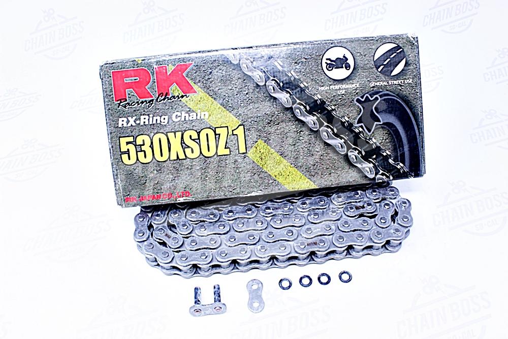 RK Racing Chain 530XSOZ1-110 110-Links X-Ring Chain with Connecting Link