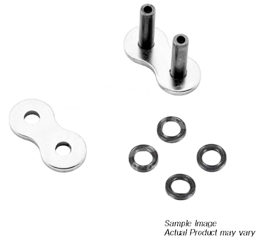 EK Chains 525 3D Z Supersport Chrome Rivet Chain Master Connecting Link - chainboss